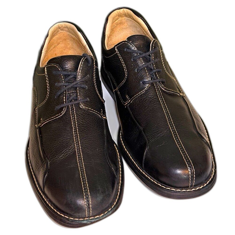 Johnston & Murphy Men’s Black Schuler Bicycle Shoe 8.5D